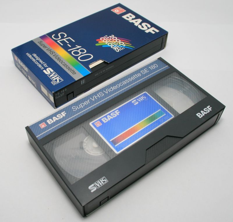 NEU OVP in Folie 7 x Video 2000 Cassette BASF VCC 480 SHG Super HG Kassetten 